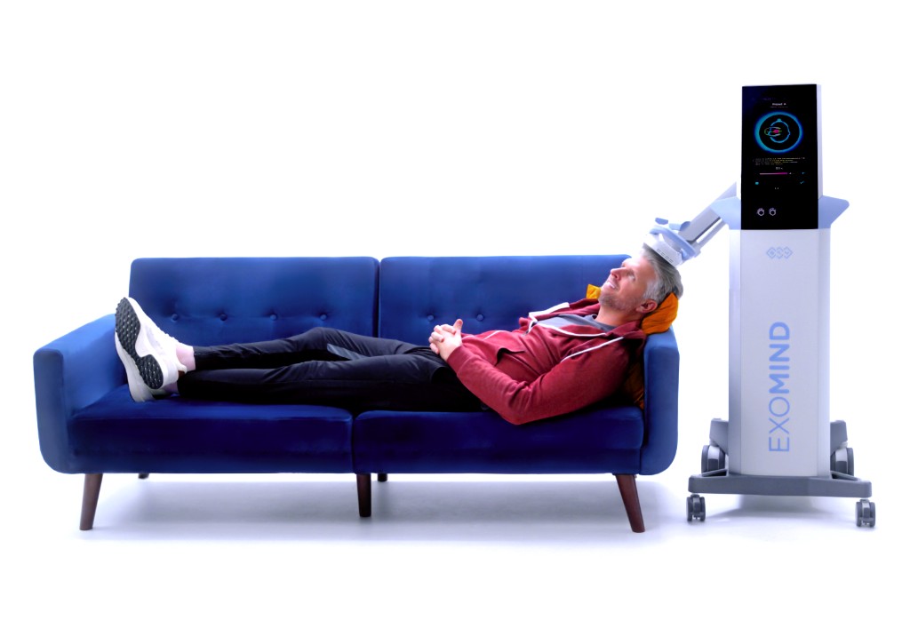 Comfortable TMS session in a calm, private setting